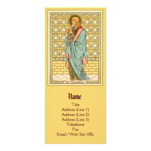 Carte Publicitaire Saint Barnabas l'apôtre (RLS 02) (Style 1)