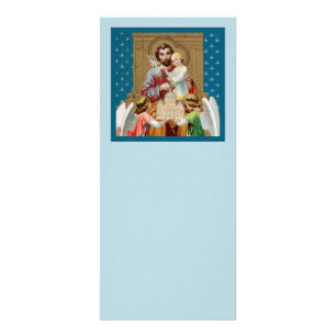 Carte Publicitaire Saint Joseph enterré recevant le Vatican Maquette