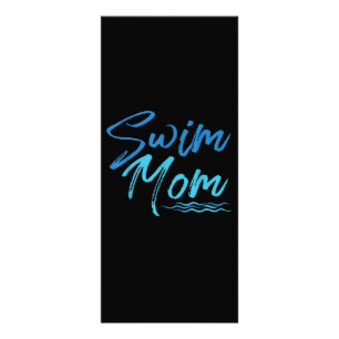 Carte Publicitaire Swim Maman Nager Drôle Mignonne Cadeau