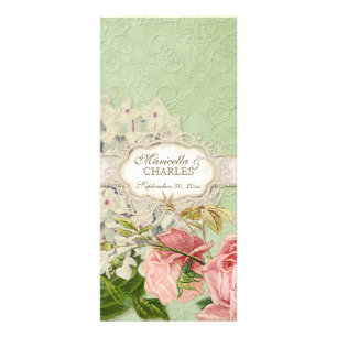 Carte Publicitaire Thé de dentelle Vintage moderne teint Hydrangea en