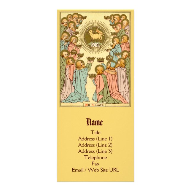 Carte Publicitaire Tous les saints (RLS 19) (Devant)