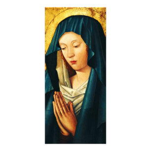 Carte Publicitaire Vierge Marie Hodegetria Icône Byzantine Catholique
