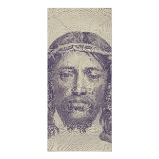 Carte Publicitaire Visage du Christ sur le Voile de Saint-Veronica (Devant)