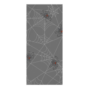 Carte Publicitaire Web et citrouilles d'araignées d'Halloween