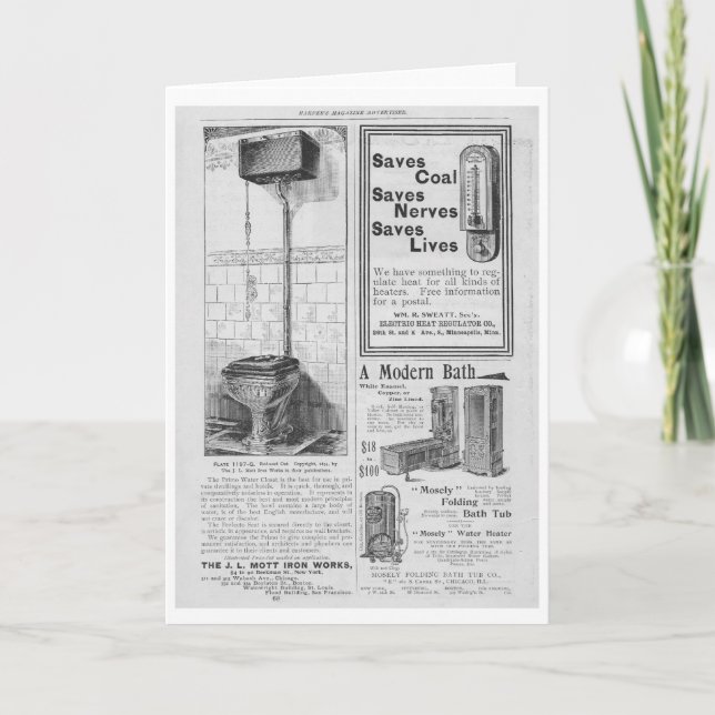 Carte Publicité du début du XXe siècle (Devant)