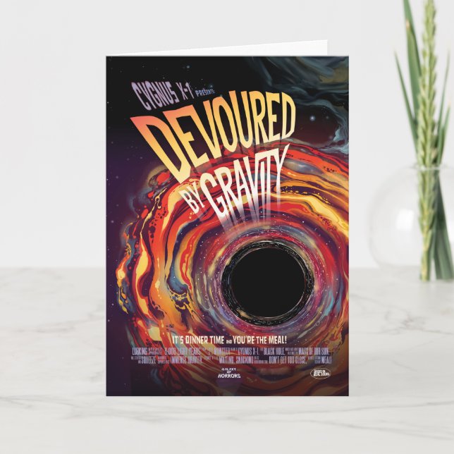 Carte Publicité pour un film d'horreur de science-fictio (Devant)