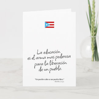 Carte Puerto Rican Graduation Card – Boricua Greeting