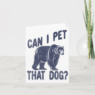 Carte Puis-Je Animer Ce Chien Drôle Randonnée Camping Be