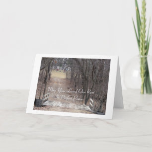 Carte Puisse Ton Amoureux se reposer en paix parfaite su