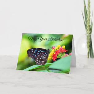 Carte Puisse Ton Papillon D'Anniversaire