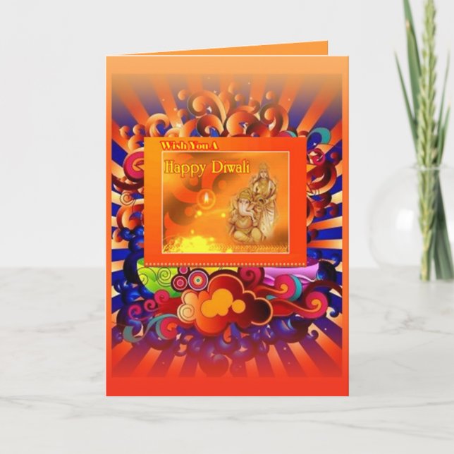 Carte puja   de diwali (Devant)