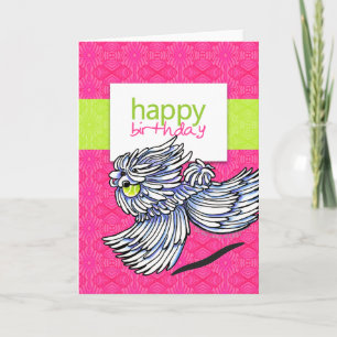 Carte Puli Komondor Strawberry Kiwi Joyeux anniversaire