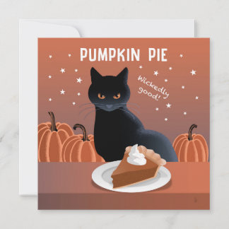 Carte Pumpkin Pie card