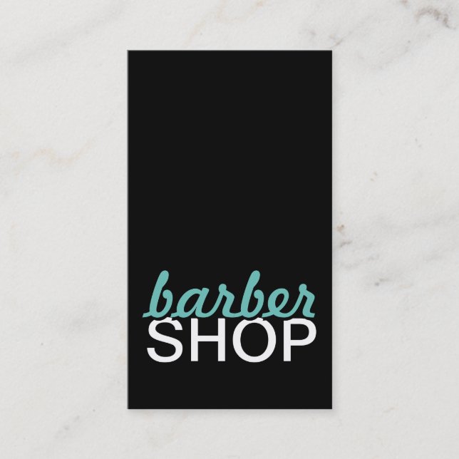 carte punch barbershop (Devant)