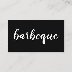 Carte punch fidélité BARBEQUE