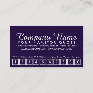 carte punch salon loyalty : style emo