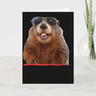 Carte Punxsutawney Woodchuck Lovers &amp; Groundhog Fans