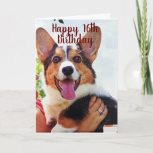 Carte PUP EST TELLEMENT "EXCITÉ" POUR VOTRE **16ème ANNI
