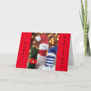 CARTE *PUPPETS* SOUHAITEZ-VOUS VOUS AMUSER À CHRISTMAS T