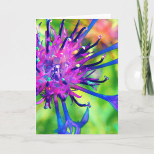 Carte Purple Flower