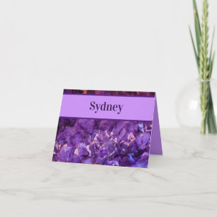 Carte Purple Gems Merci note