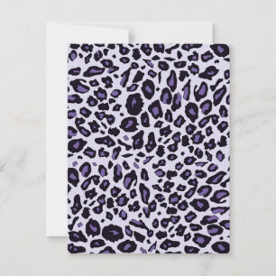 Carte Purple leopard