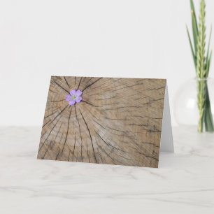 Carte PurpleflowerinTrunk