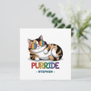 Carte Purride - Pride de chats Cool   LGBTQ