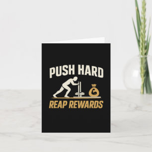 Carte Push Reap Rewards Gym entraînement Bodybuilding Ar