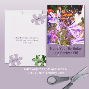 Carte Puzzle amusant "Mock" 12 pièces Image personnalisé