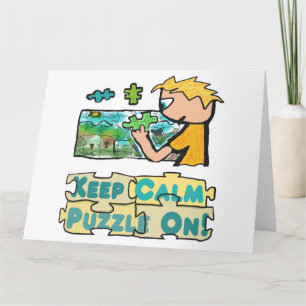 Carte Puzzle Conserver le calme