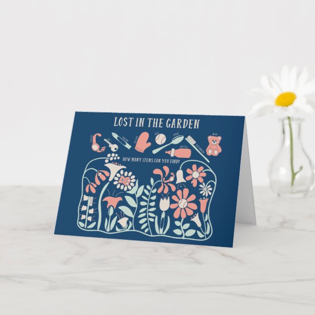 Carte Puzzle d'image cachée, recherche personnalisée et  (Petite plante)