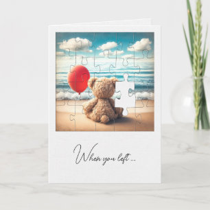 Carte Puzzle Teddy Bear Manquant