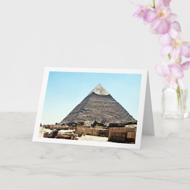 Carte Pyramide De Gizeh, Le Caire, Egypte (Orchidée)