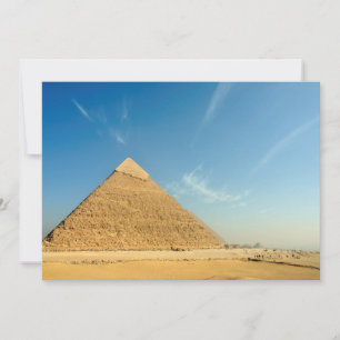 Carte Pyramide de Khafre (Chephren), Gizeh, Egypte