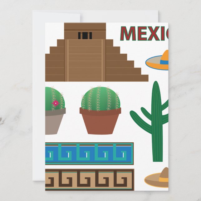 Carte pyramide mexicaine (Devant)