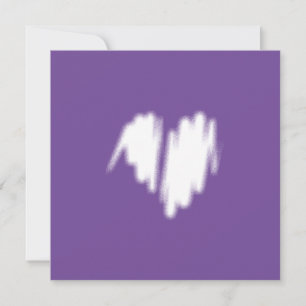 Carte Qr Code Graffiti de coeur blanc pulvérisé