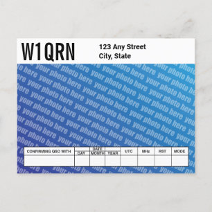 Carte QSL Ajouter votre propre photo