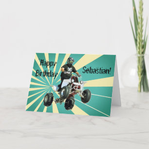 Carte Quad Bike / VTT Anniversaire
