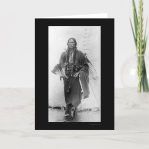 Carte Quanah Parker, chef indien 1909 de Comanche
