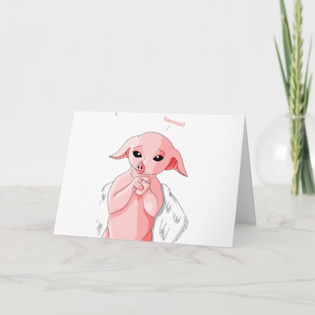 Carte Quand les porcs volent (Devant)