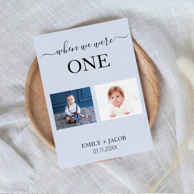 Carte Quand nous étions des réceptions de mariage Age Pa (Créateur téléchargé)