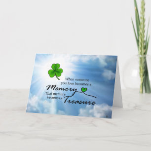 Carte Quand quelqu'un vous seul, Shamrock