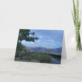 Carte Quand un voyage se termine