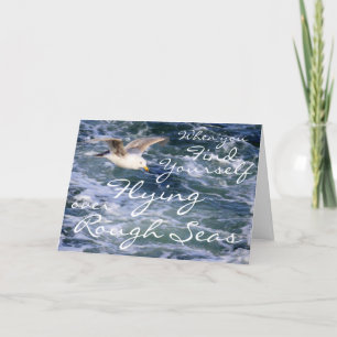 Carte Quand vous vous trouvez voler au-dessus des mers
