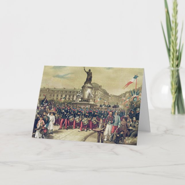 Carte Quatorze Juillet, 1881 (Devant)