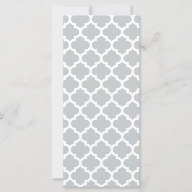 Carte Quatrefoil Lattice Trellis (Devant)