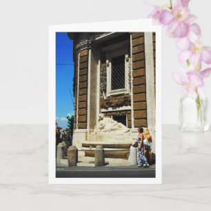 Carte Quattro Fontane, La Déesse Diana, Rome, Italie