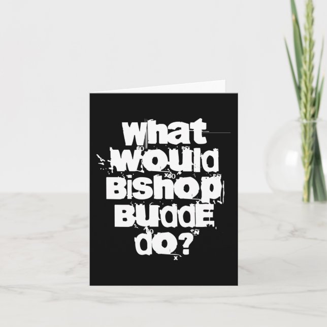Carte Que ferait Bishop Budde (Devant)