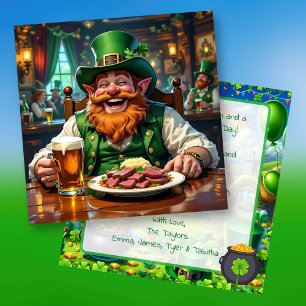 Carte Que la chance des Irlandais soit avec vous ! St-Pa